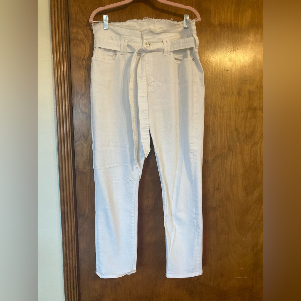7 for all mankind paperbag jeans